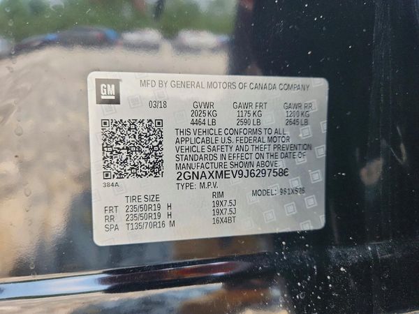 2018 CHEVROLET EQUINOX Premier (1LZ)