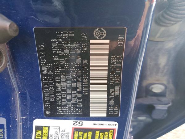 2023 TOYOTA CAMRY