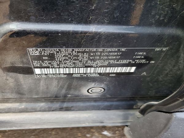 2016 TOYOTA RAV4 XLE (M Grade)