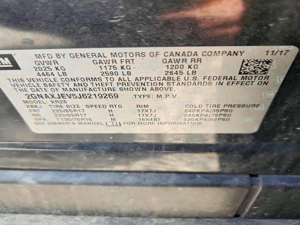 2018 CHEVROLET EQUINOX LT (1LT)