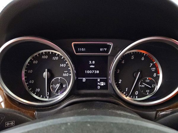 2012 MERCEDES-BENZ ML ML550 4-MATIC