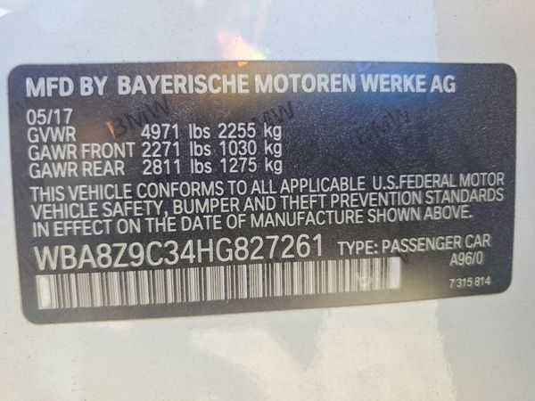 2017 BMW 330 xDrive GT