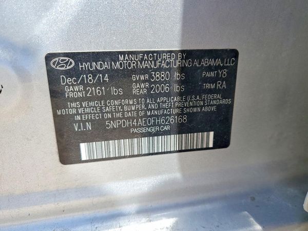 2015 HYUNDAI ELANTRA