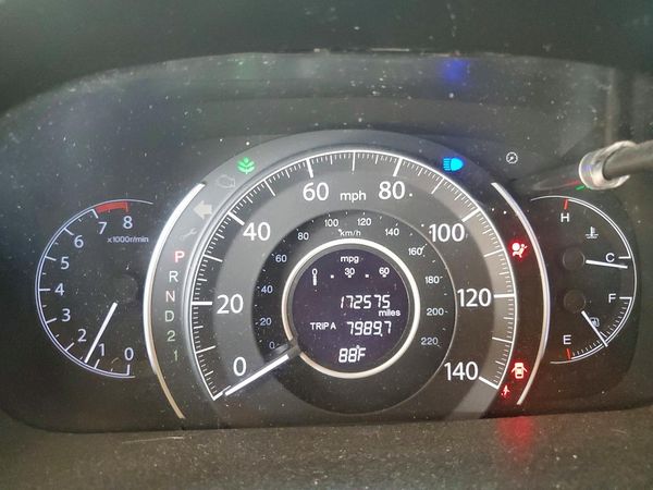 2012 HONDA CRV EX-L — ODOM