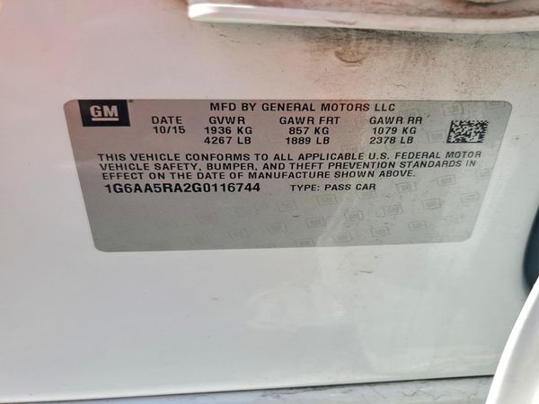 2016 CADILLAC ATS Standard