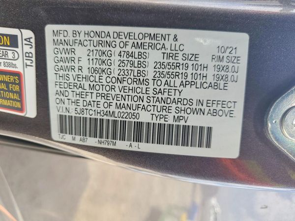 2021 ACURA RDX