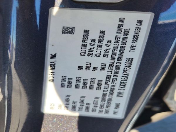 2023 TESLA MODEL 3