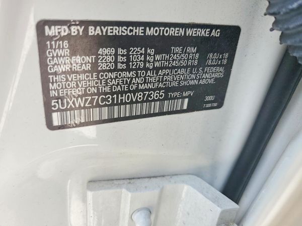 2017 BMW X3 sDrive28i