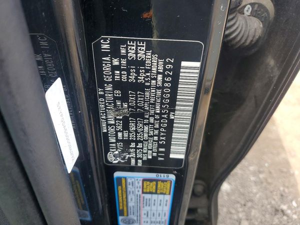 2016 KIA SORENTO L / LX