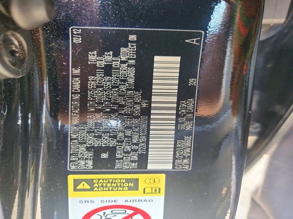 2012 LEXUS RX 350