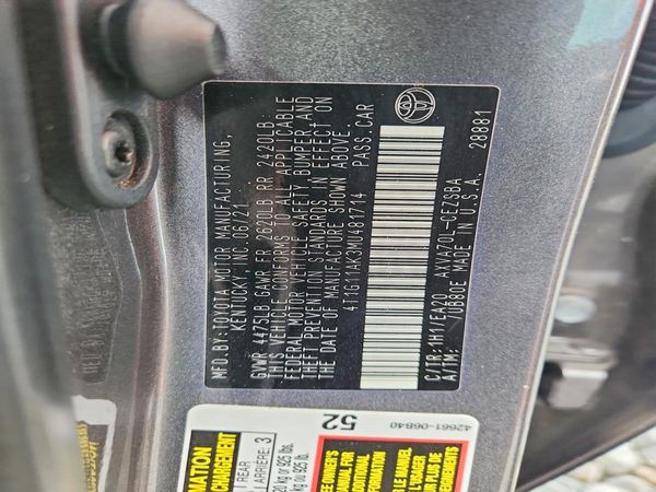 2021 TOYOTA CAMRY SE