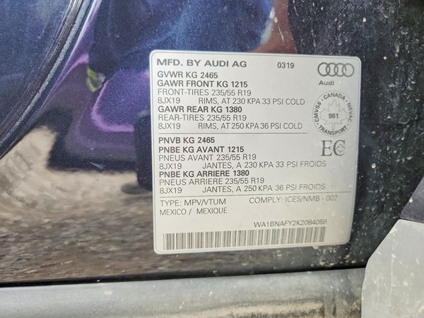 2019 AUDI Q5 quattro Premium Plus