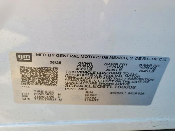 2026 CHEVROLET EQUINOX RS