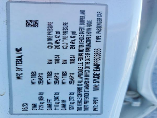 2023 TESLA MODEL 3
