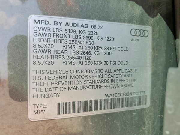 2022 AUDI Q3