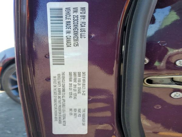 2022 DODGE CHARGER