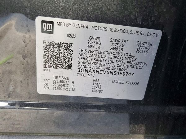 2022 CHEVROLET EQUINOX