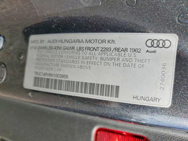 2017 AUDI TTS quattro