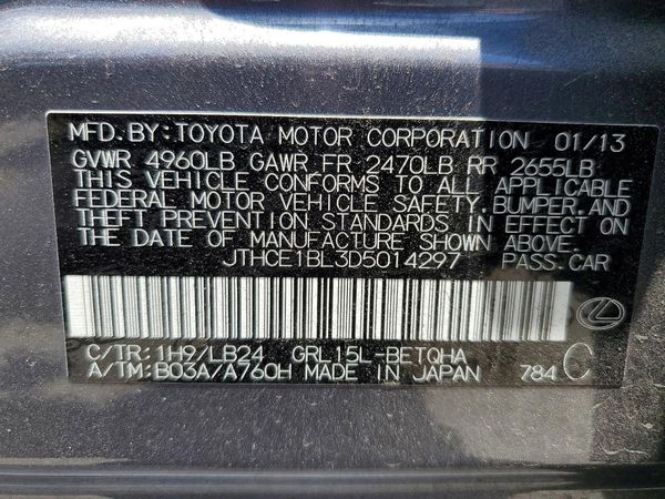 2013 LEXUS GS 350