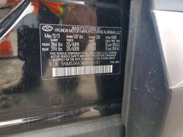 2021 HYUNDAI SANTA FE SEL w/ Premium Pkg