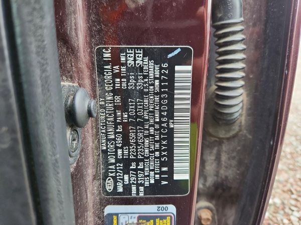 2013 KIA SORENTO Base / LX
