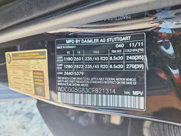 2012 MERCEDES-BENZ GLK GLK350