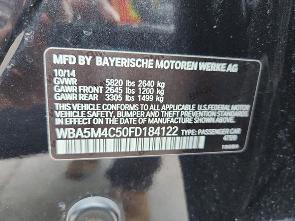 2015 BMW 535 xDrive GT