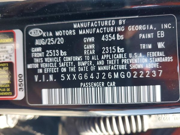 2021 KIA K5 GT-Line