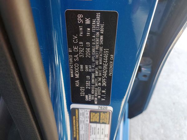 2022 KIA FORTE GT Line