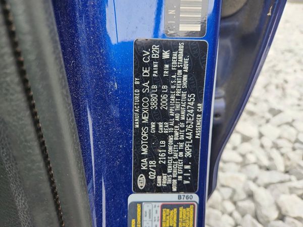 2018 KIA FORTE LX Pop,S,EX