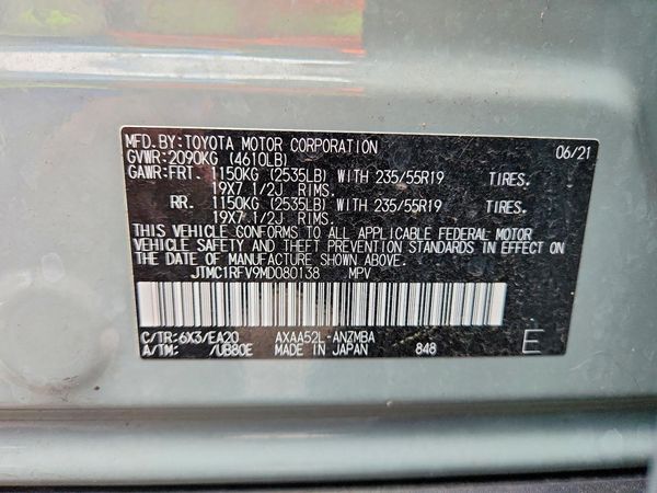 2021 TOYOTA RAV4 XLE Premium