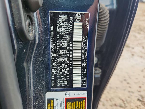 2017 TOYOTA CAMRY LE/SE/XLE/XSE