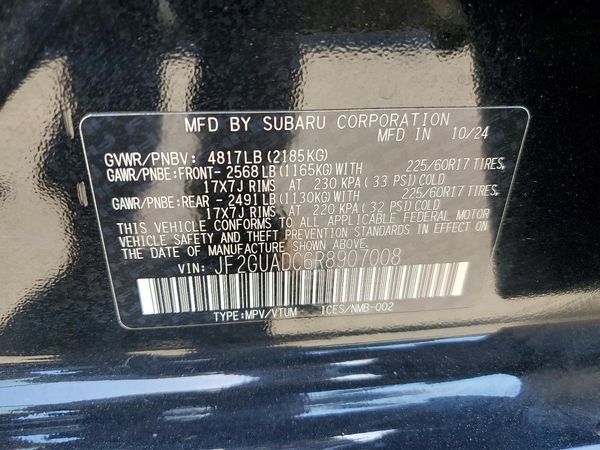 2024 SUBARU CROSSTREK Premium