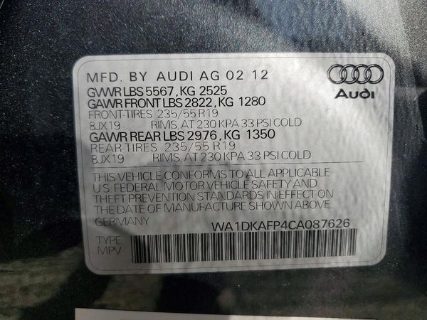 2012 AUDI Q5 Premium Plus