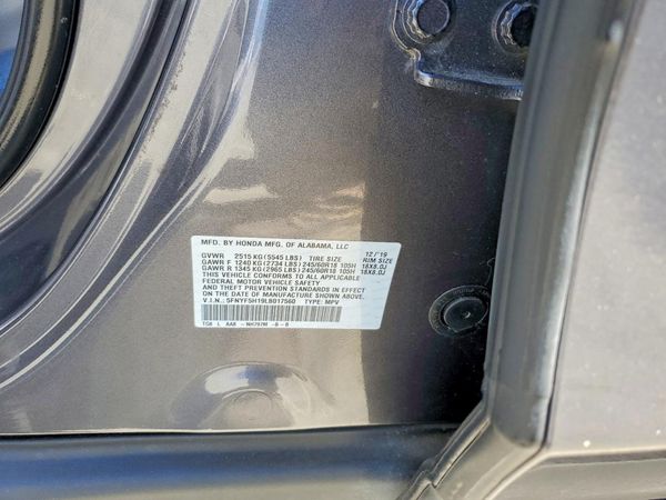 2020 HONDA PILOT LX