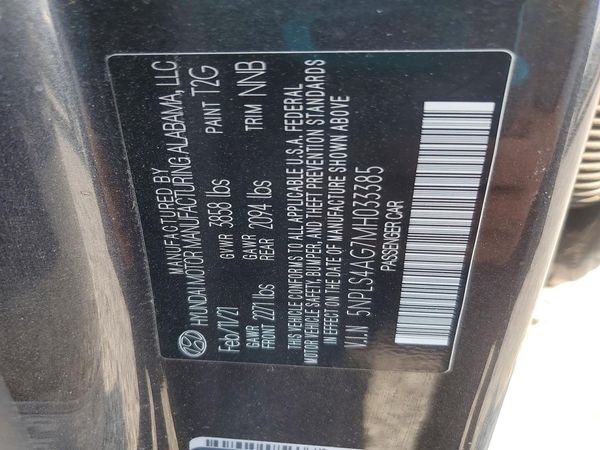 2021 HYUNDAI ELANTRA SEL w/ Convenience Pkg
