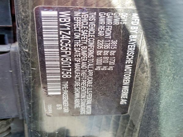 2015 BMW I3 Range Extender