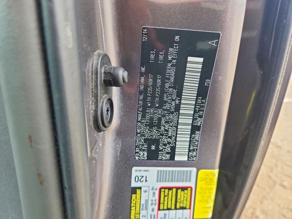 2015 TOYOTA SIENNA