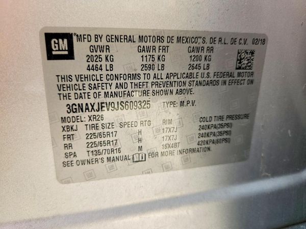 2018 CHEVROLET EQUINOX