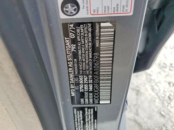 2015 MERCEDES-BENZ S S550