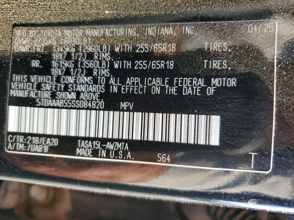 2025 TOYOTA GRAND HIGHLANDER