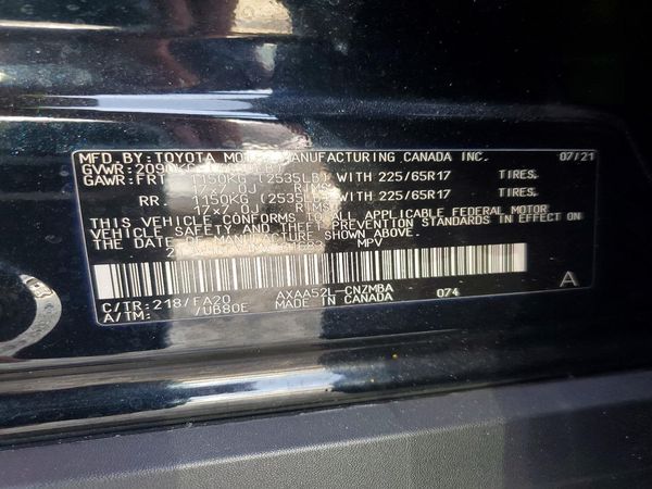 2021 TOYOTA RAV4