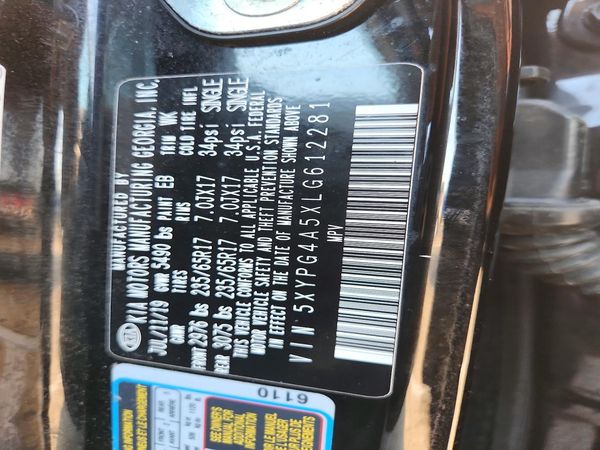 2020 KIA SORENTO L, LX, S