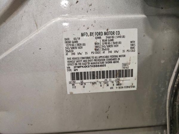 2019 FORD EDGE Titanium