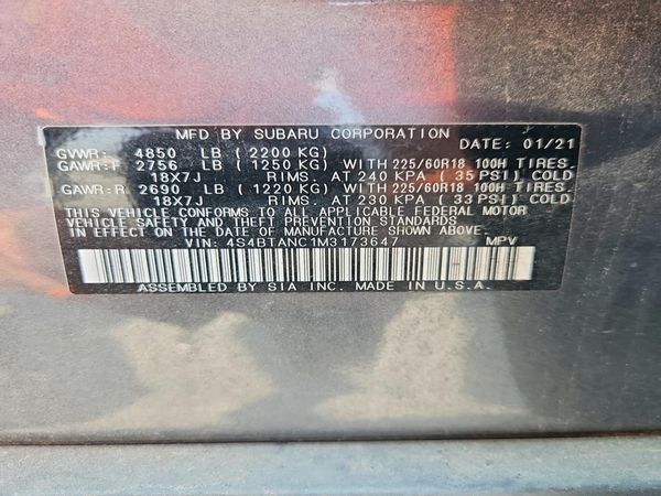 2021 SUBARU OUTBACK Limited+M/R+NAVI(HK)