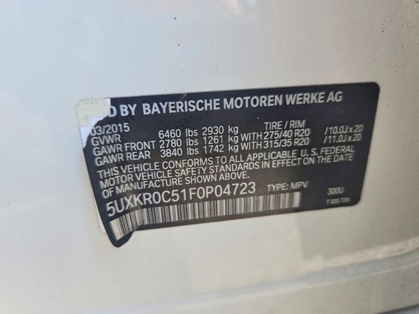 2015 BMW X5