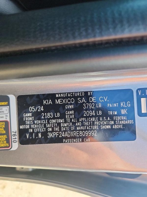 2024 KIA FORTE