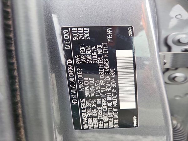 2020 VOLVO XC60 Inscription
