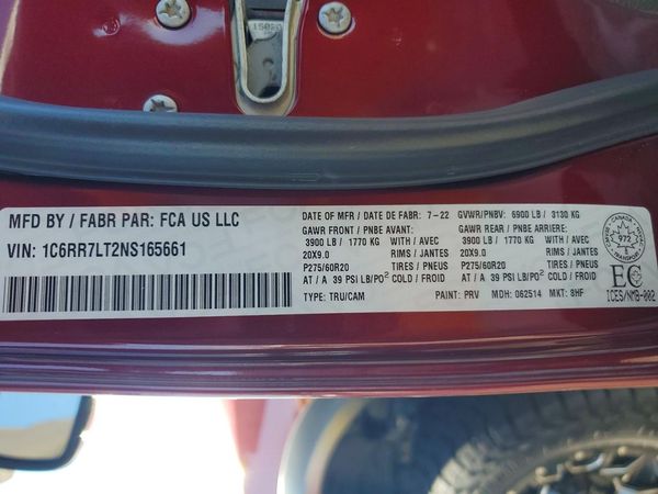 2022 RAM 1500 CLASSIC SLT