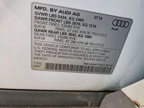 2019 AUDI Q5 quattro Premium